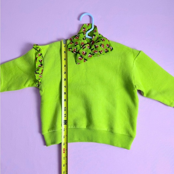 NWT Korean Clothing Brand I Love J Toddler Fleece Sweatshirt Size 4T - Picture 6 of 9